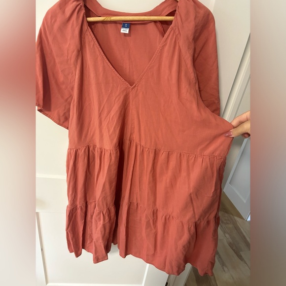 NWOT v-neck mini swing dress - Picture 5 of 5